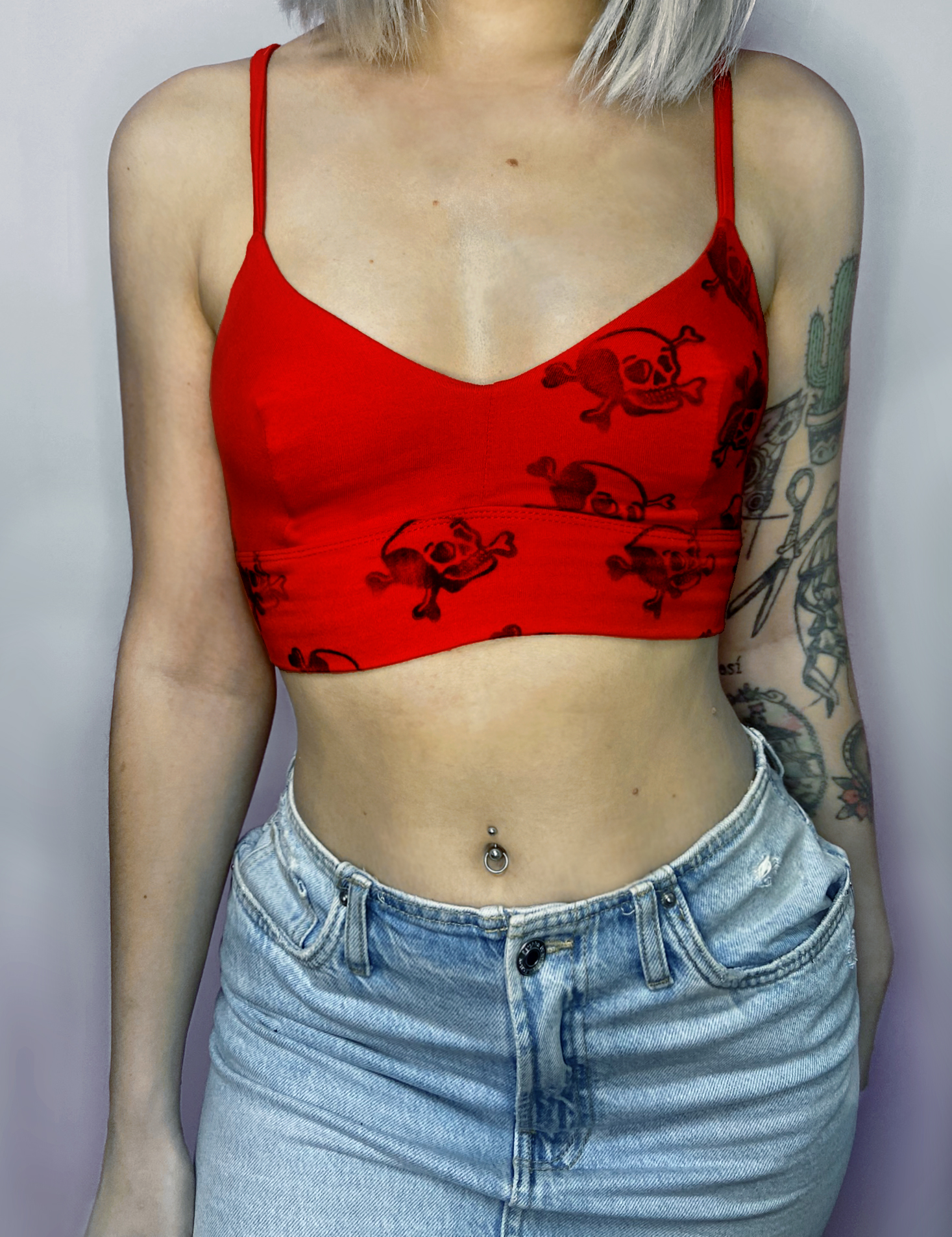 bralette skull